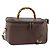 Borsa a mano in pelle GUCCI Bamboo 2way Marrone Oro 013 122 2491 Auth 170509A D'oro