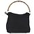 Borsa a Spalla GUCCI Bamboo Nylon 2way Nero Argento 000 2404 0509 Auth bs33431 - vista 3