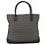 FENDI Zucchino Canvas Tote Bag Navy Silber Authentisch 173614 Marineblau - Ansicht 2