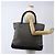 FENDI Zucchino Canvas Tote Bag Navy Silber Authentisch 173614 Marineblau - Ansicht 21