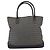 FENDI Zucchino Canvas Tote Bag Navy Silber Authentisch 173614 Marineblau - Ansicht 3