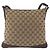 Borsa a Spalla GG Canvas Gucci Beige Argento 145857 Auth ep13417 - vista 3