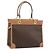 Céline Borsa a mano in tela Macadam CELINE in pelle PVC marrone oro Auth am10820V D'oro