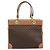 Céline Borsa a mano in tela Macadam CELINE in pelle PVC marrone oro Auth am10820V D'oro - vista 2