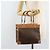 Céline Borsa a mano in tela Macadam CELINE in pelle PVC marrone oro Auth am10820V D'oro - vista 21
