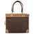 Céline Borsa a mano in tela Macadam CELINE in pelle PVC marrone oro Auth am10820V D'oro - vista 3
