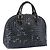 BALLY Borsa a mano in pelle nera e oro Auth 166850 Nero D'oro