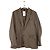Hackett London Braune Leinenjacke