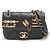 Bolso clásico de cuero acolchado negro Chanel Mini Coco Clips - vista 11