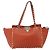 Tote Rockstud en cuir souple moyen Valentino Garavani Orange - vue 2