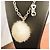 Dolce & Gabbana, Iconica collana DOLCE & GABBANA “Snow” pelliccia di visone e cristalli Argento Bianco - vista 9