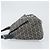 Fendi Mamma Baguette in tela Zucchino Blu navy - vista 4
