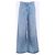 Chanel Pantalones de Denim Anchos con Lentejuelas Azules - vista 2