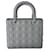 Borsa Lady Dior ultramatte media Grigio  - vista 2