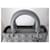 Borsa Lady Dior ultramatte media Grigio  - vista 18