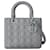 Borsa Lady Dior ultramatte media Grigio  - vista 1