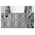 Borsa Lady Dior ultramatte media Grigio  - vista 7