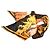 Foulard in seta Roberto Cavalli multicolore
