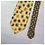Cravatta vintage Gianni Versace con asterischi degli anni '90 Giallo - vista 5