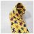 Cravatta vintage Gianni Versace con asterischi degli anni '90 Giallo - vista 6