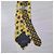 Cravatta vintage Gianni Versace con asterischi degli anni '90 Giallo - vista 7