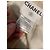 Gestreifte Chanel-Jacke mit Kamelie Schwarz Beige - Ansicht 10
