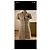 Gestreifte Chanel-Jacke mit Kamelie Schwarz Beige - Ansicht 5