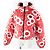 Chaqueta de nylon acolchada Prada SGC025 Blanco Roja