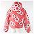 Chaqueta de nylon acolchada Prada SGC025 Blanco Roja - vista 4