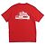 Camiseta de algodón Moncler Genius 7 Fragment Roja - vista 2