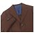 Autre Marque Chaqueta de lana sin estructura BARBA Castaño - vista 2