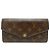 Cartera Larga Sarah de Louis Vuitton Castaño Rosa Fucsia