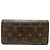 Cartera Larga Sarah de Louis Vuitton Castaño Rosa Fucsia - vista 2