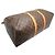 Borsa Boston Keepall 50 Louis Vuitton Marrone - vista 3