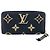 Cartera Zippy Louis Vuitton M80481 Negro Beige - vista 2