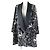 Timeless Abrigo de algodón y seda Chanel P60011 Negro Beige
