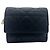 Billetera de cuero plegable en tres Christian Dior Negro