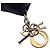 Billetera de cuero plegable en tres Christian Dior Negro - vista 13