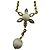Collana con motivo floreale Dior in Fiore di Christian Dior D'oro - vista 7