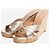Aquazzura Sandali wedge Gold Sundance - taglia EU 40,5 D'oro - vista 2