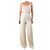Alexis Jumpsuit a righe crema Lipton - taglia M