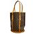 Borsa Tote Monogram Bucket GM di Louis Vuitton Marrone