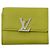 Capucines Damen Dreifach-Brieftasche von Louis Vuitton Gelb