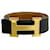 Hermès Constance Box Calf Gürtel Schwarz Golden