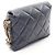 Borsa a spalla trapuntata CHANEL 19 Disneuf Blu navy - vista 2