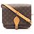 Bolso de Hombro Louis Vuitton Carte Ciel GM Castaño Monograma