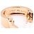 Orecchini Love Hoop in diamante Cartier in oro rosa 18K - vista 4