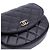 Chanel Preto CC Couro de Corde Quilted Bolsa Meia-Lua com Alça Superior - vista 7