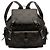 Céline Celine Brauner Medium Triomphe beschichteter Canvas-Rucksack Dunkelbraun