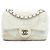 Chanel Brown Small Sequins Single Flap Beige
